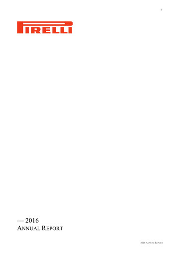 Thumbnail Pirelli
 Annual Report 2016