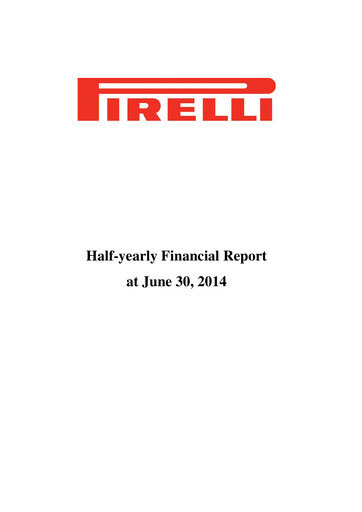 Thumbnail Pirelli
 Half-year Report 2014-h1