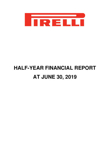 Thumbnail Pirelli
 Half-year Report 2019-h1