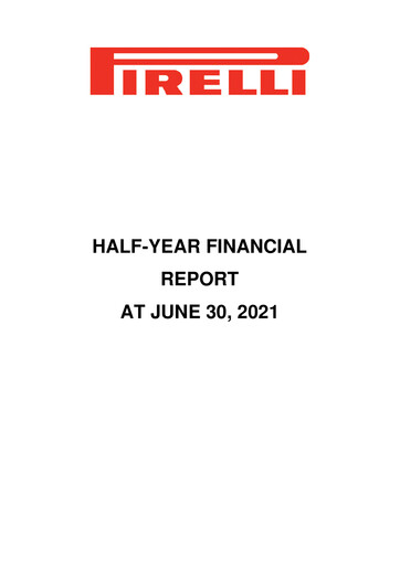 Thumbnail Pirelli
 Half-year Report 2021-h1