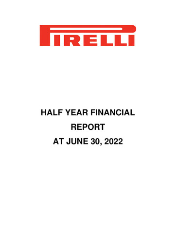 Thumbnail Pirelli
 Half-year Report 2022-h1