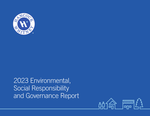 Vorschaubild Hancock Whitney ESG-Bericht 2023