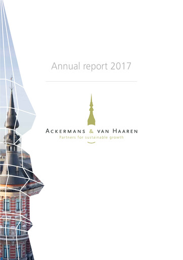 Thumbnail Ackermans & Van Haaren Annual Report 2017