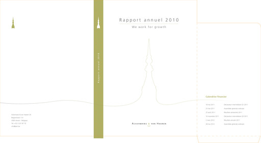 Thumbnail Ackermans & Van Haaren Annual Report 2010