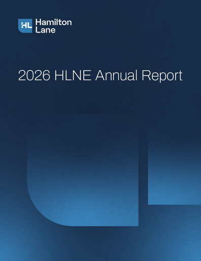 Thumbnail Hamilton Lane Annual Report 2026