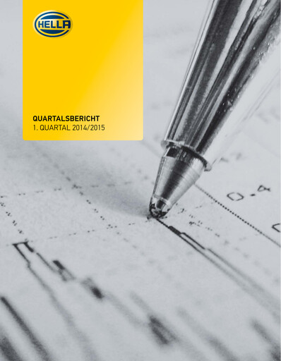 Miniature HELLA Rapport trimestriel 2014-2015-q1