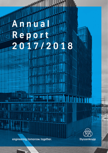 Thumbnail Thyssenkrupp Annual Report 2018
