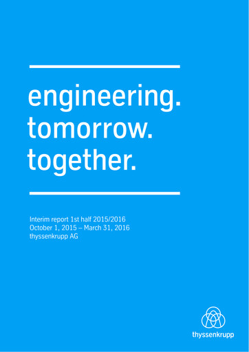 Thumbnail Thyssenkrupp Half-year Report 2016-h1