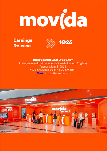 Miniature Movida Participações Rapport trimestriel 2026-q1