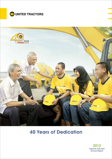 Thumbnail United Tractors
 Annual Report 2012