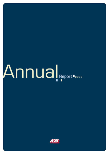 Thumbnail Komerční banka Annual Report 2000