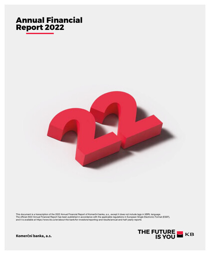 Thumbnail Komerční banka Annual Report 2022