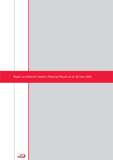 Thumbnail Komerční banka Half-year Report 2002-h1