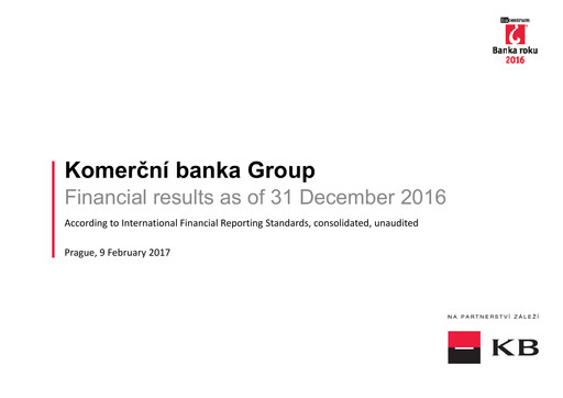 Thumbnail Komerční banka Quarterly Report 2016-q4
