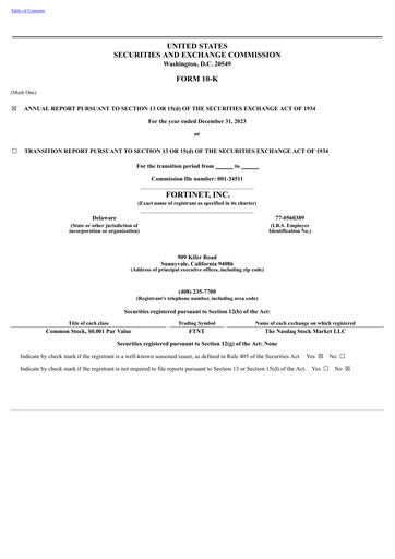Thumbnail Fortinet Annual Report 2023