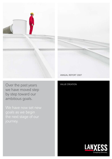 Thumbnail Lanxess Annual Report 2007