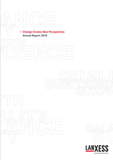 Thumbnail Lanxess Annual Report 2015