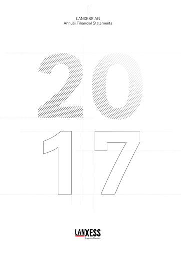Thumbnail Lanxess Financial Statement 2017