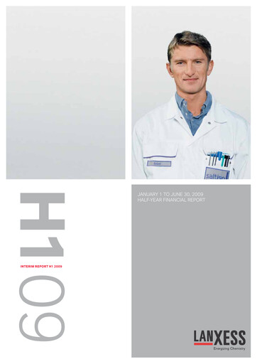 Thumbnail Lanxess Half-year Report 2009-h1