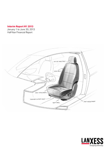 Thumbnail Lanxess Half-year Report 2013-h1