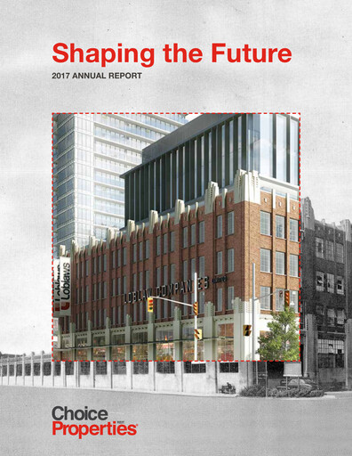 Thumbnail Choice Properties REIT Annual Report 2017