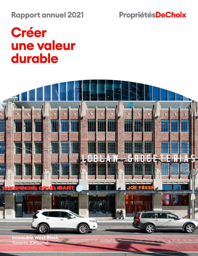 Thumbnail Choice Properties REIT Annual Report 2021