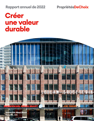Thumbnail Choice Properties REIT Annual Report 2022