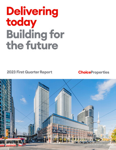 Thumbnail Choice Properties REIT Quarterly Report 2023-q1
