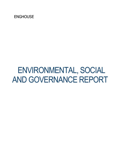 Thumbnail Enghouse Systems ESG Report 2022