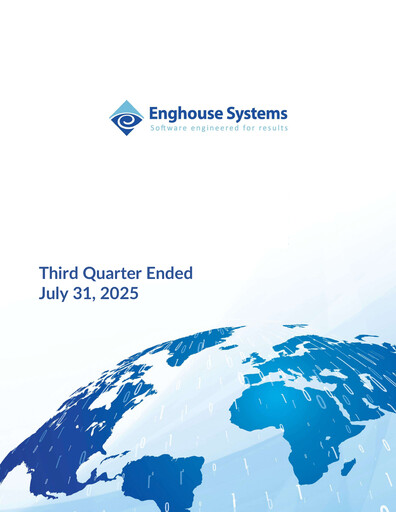 Thumbnail Enghouse Systems Quarterly Report 2025-q3