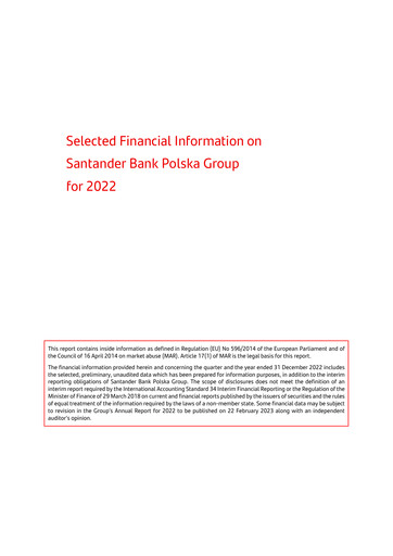 Thumbnail Santander Polska Quarterly Report 2022-q4