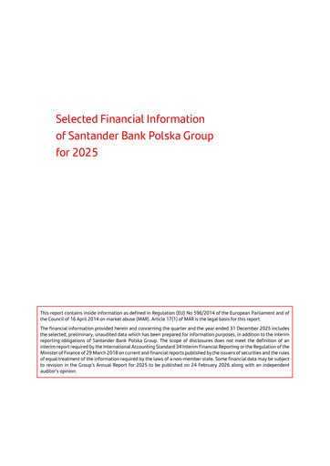 Thumbnail Santander Polska Quarterly Report 2025-q4