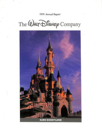 Thumbnail Walt Disney Annual Report 1991
