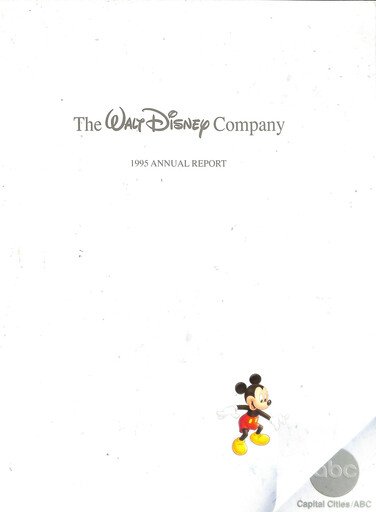 Thumbnail Walt Disney Annual Report 1995