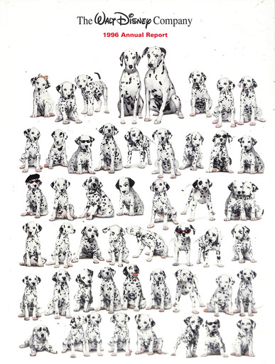 Thumbnail Walt Disney Annual Report 1996