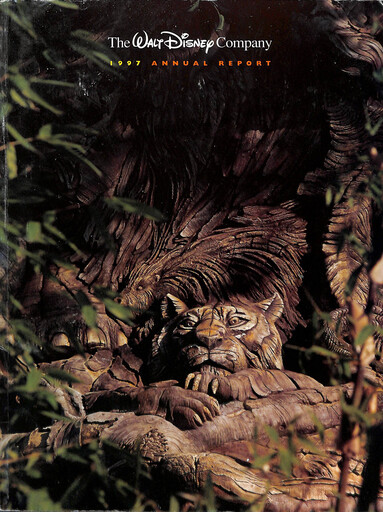Thumbnail Walt Disney Annual Report 1997