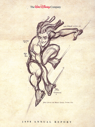 Thumbnail Walt Disney Annual Report 1998