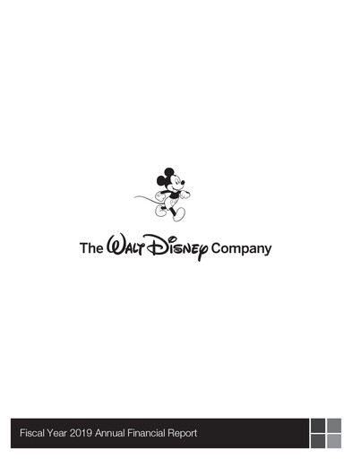 Thumbnail Walt Disney Annual Report 2019