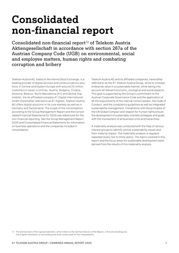 Thumbnail A1 Telekom Austria ESG Report 2020