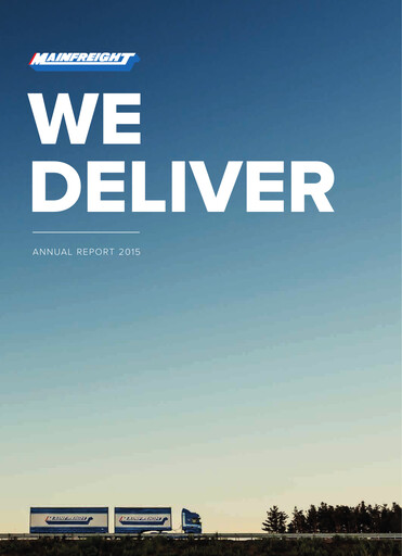 Thumbnail Mainfreight Annual Report 2015