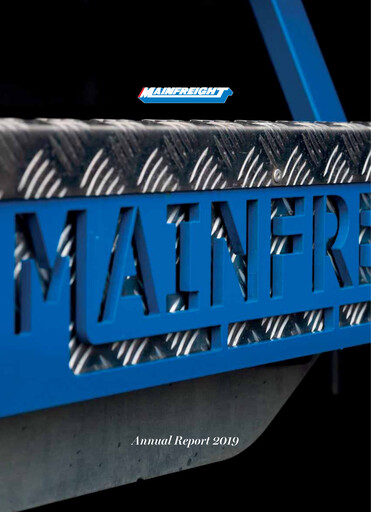 Thumbnail Mainfreight Annual Report 2019