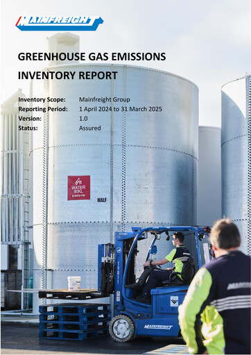 Thumbnail Mainfreight ESG Report 2025
