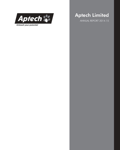 Thumbnail Aptech Annual Report 2014-2015