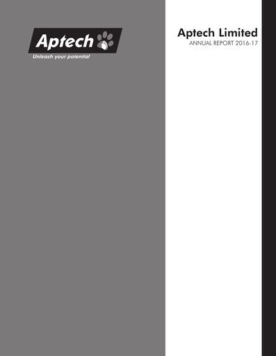 Thumbnail Aptech Annual Report 2016-2017