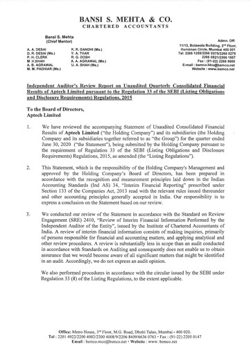 Miniature Aptech Rapport trimestriel 2020-q1