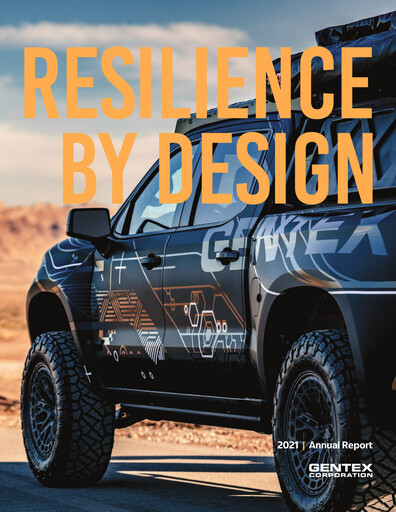 Thumbnail Gentex Annual Report 2021