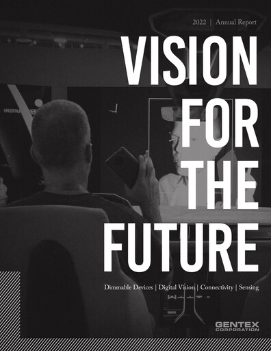 Thumbnail Gentex Annual Report 2022