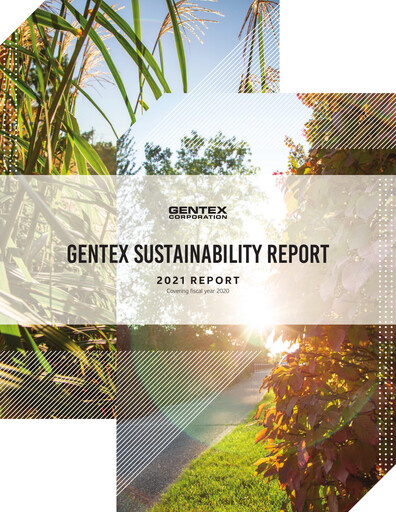 Thumbnail Gentex Sustainability Report 2020