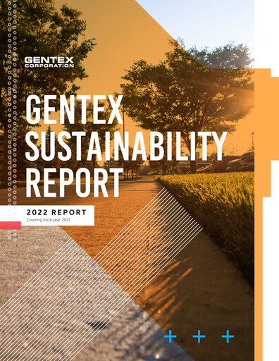 Thumbnail Gentex Sustainability Report 2021