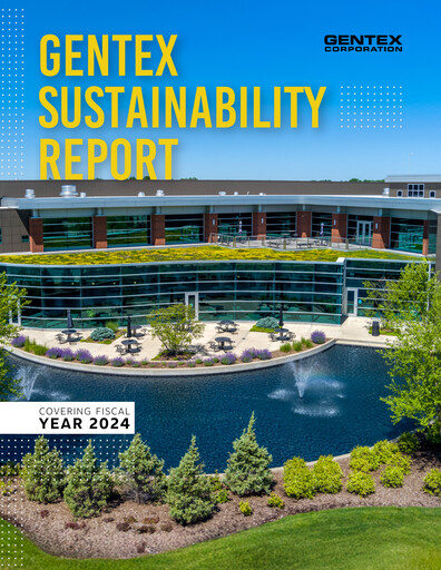 Thumbnail Gentex Sustainability Report 2024